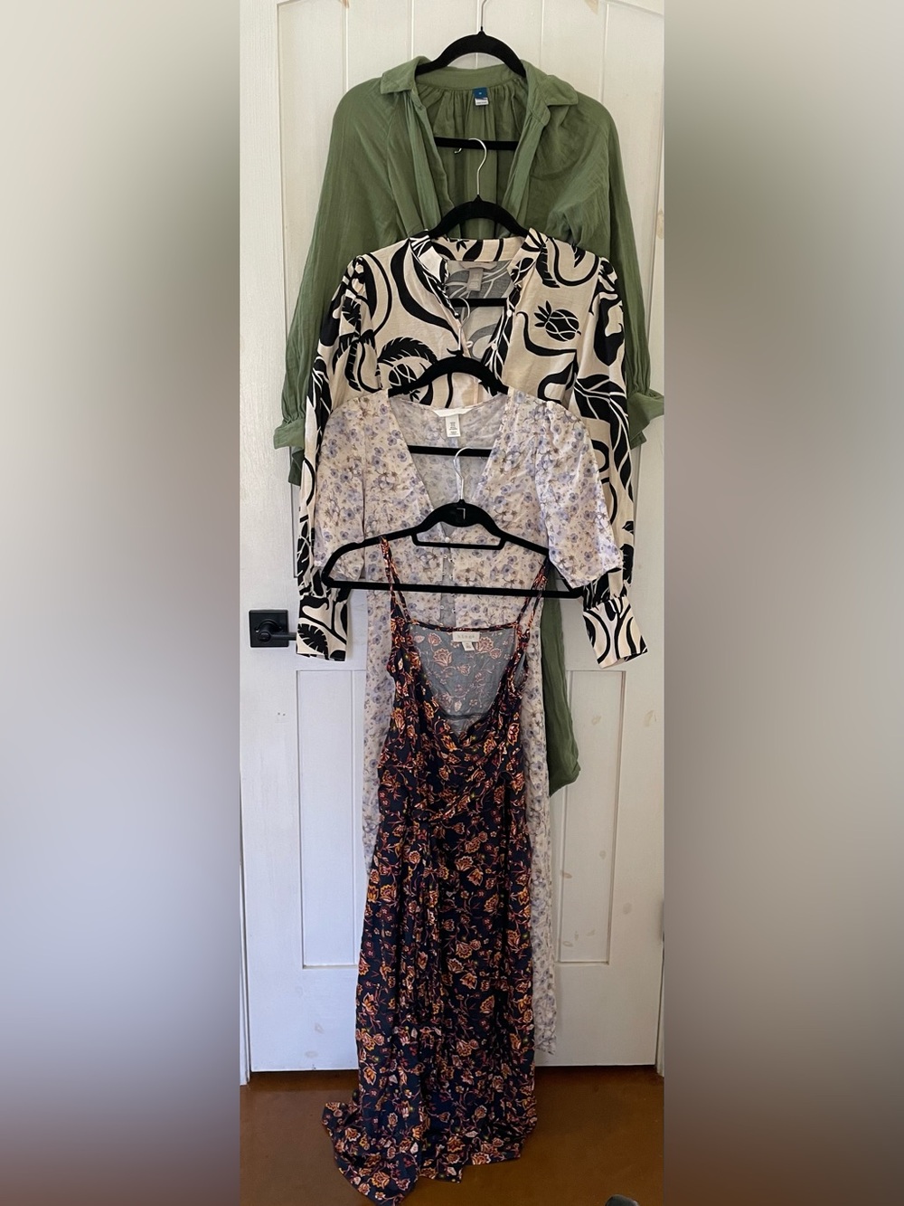 Set of 4 Floral Fall Maxi Midi Dresses size XS - Women's Dress H&M Old Navy